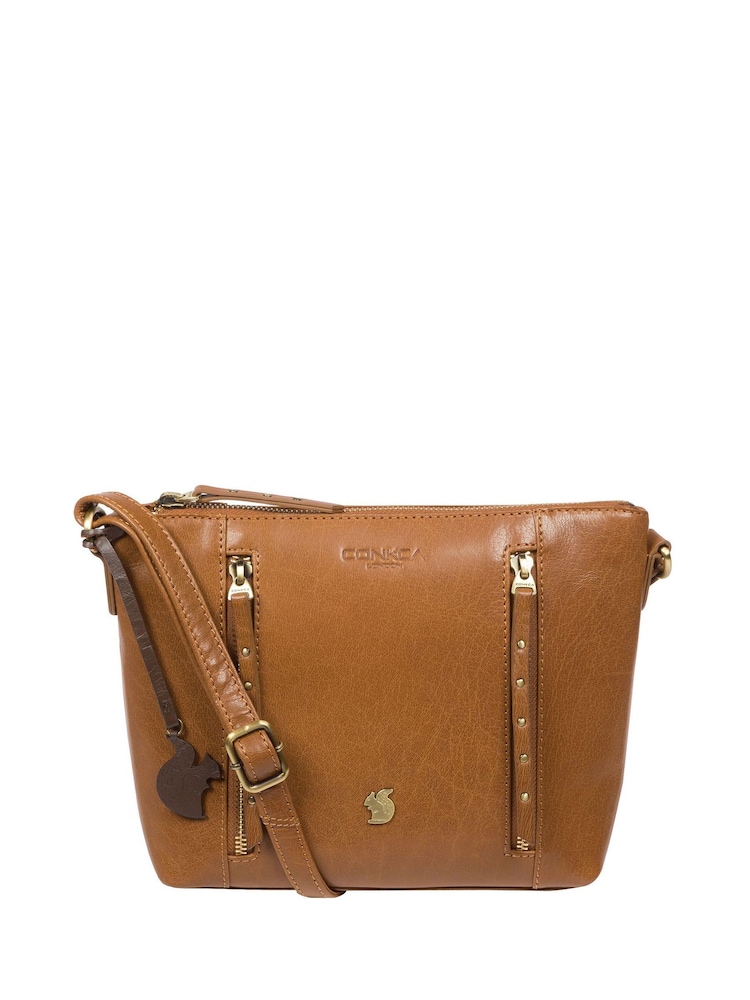 Conkca Pip Leather Cross-Body Bag - Image 1 of 1