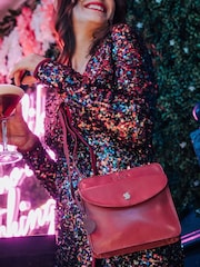 Conkca Magda Leather Cross-Body Bag - Image 6 of 6