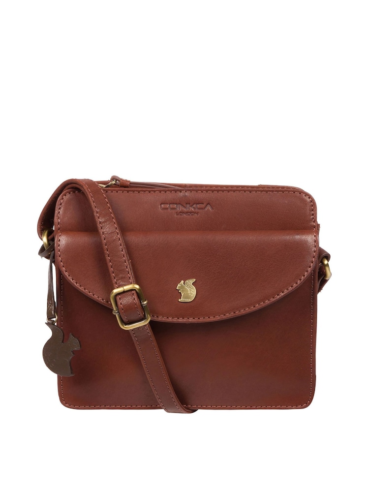 Conkca Magda Leather Cross-Body Bag - Image 1 of 4