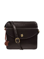 Conkca Magda Leather Cross-Body Bag - Image 1 of 4