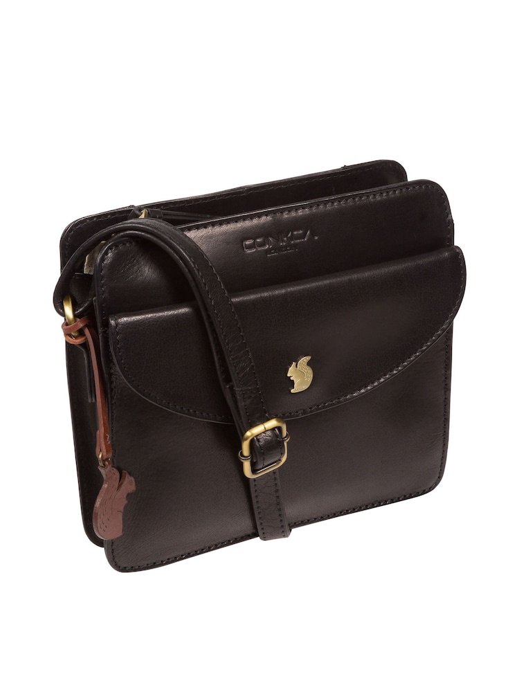 Conkca Magda Leather Cross-Body Bag - Image 4 of 4