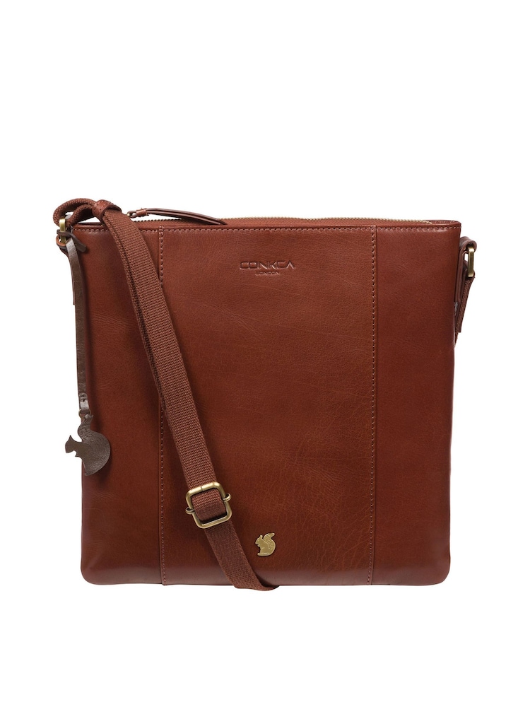Conkca Sol Leather Cross-Body Bag - Image 1 of 6
