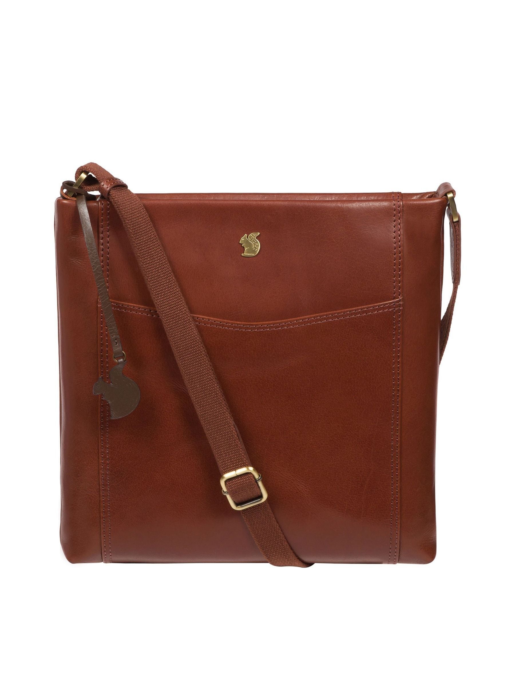 Conkca Miya Leather Cross Body Bag