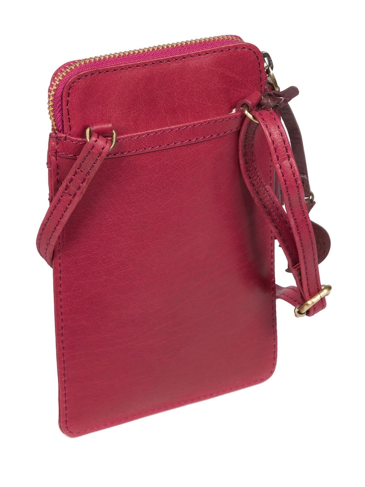 Conkca Bambino Leather Cross-Body Phone Bag - Image 2 of 4