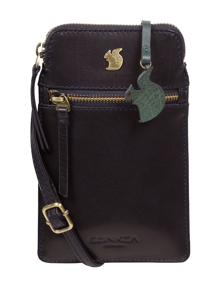 Conkca Bambino Leather Cross-Body Phone Bag - Image 1 of 5