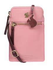 Conkca Bambino Leather Cross-Body Phone Bag - Image 2 of 5