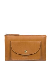 Conkca Treasure Leather Clutch Bag - Image 1 of 5