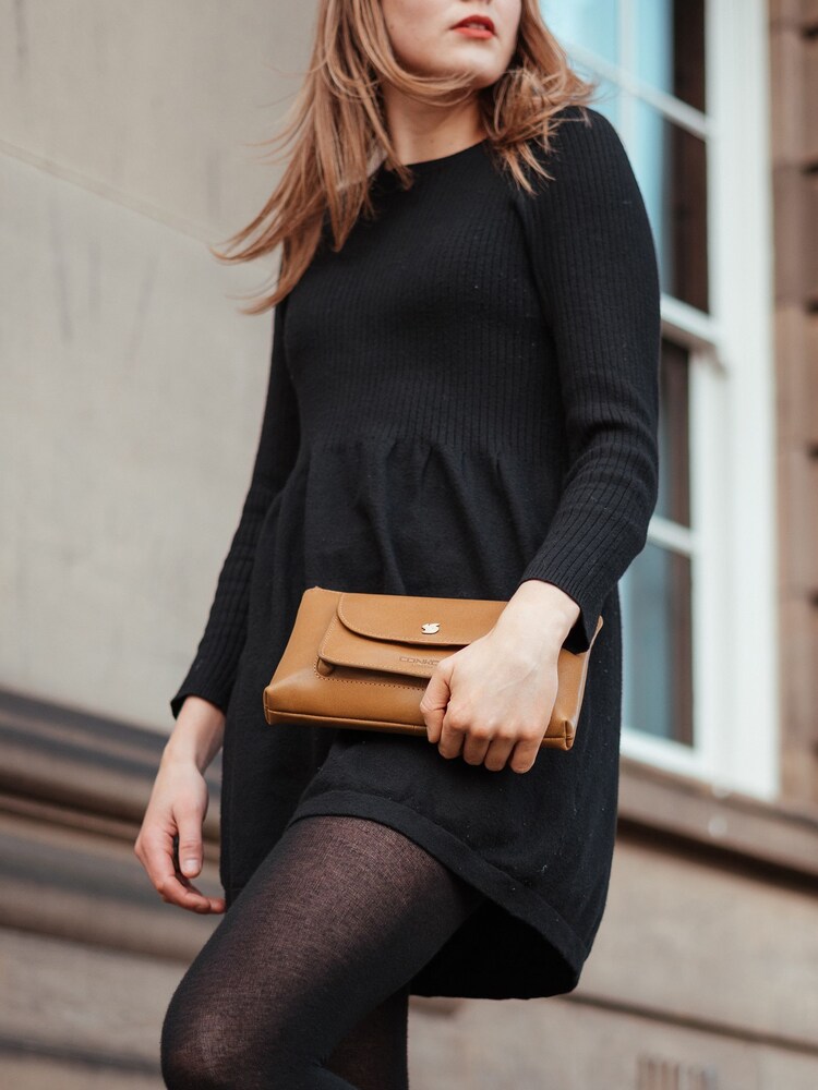 Conkca Treasure Leather Clutch Bag - Image 5 of 5