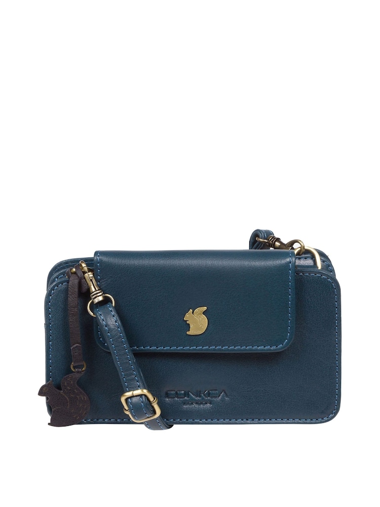 Conkca Little Wonder Leather Cross-Body Clutch Bag - Image 1 of 5