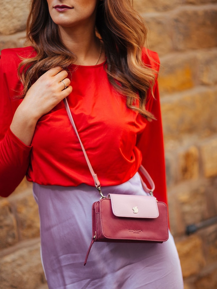Conkca Little Wonder Leather Cross-Body Clutch Bag - Image 1 of 6