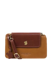 Conkca Little Wonder Leather Cross-Body Clutch Bag - Image 1 of 6