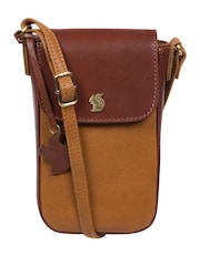 Conkca Buzz Leather Cross-Body Phone Bag - Image 1 of 5