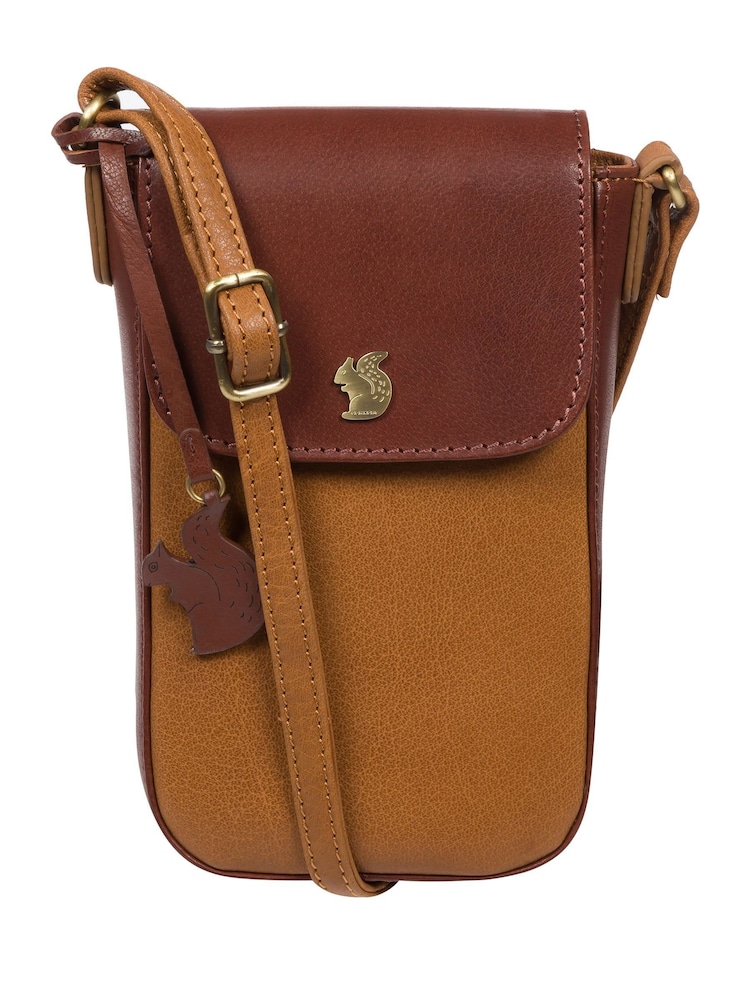 Conkca Buzz Leather Cross-Body Phone Bag - Image 1 of 5