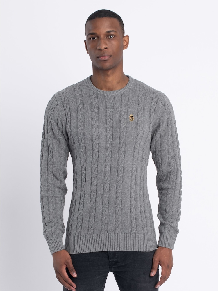 Luke 1977 Aspen 100% Cotton Knitted Jumper - Image 1 of 7