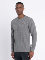 Luke 1977 Aspen 100% Cotton Knitted Jumper - Image 2 of 7
