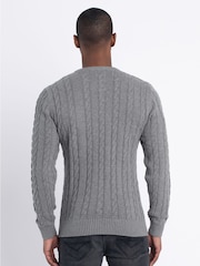 Luke 1977 Aspen 100% Cotton Knitted Jumper - Image 3 of 7