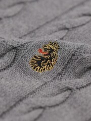 Luke 1977 Aspen 100% Cotton Knitted Jumper - Image 7 of 7