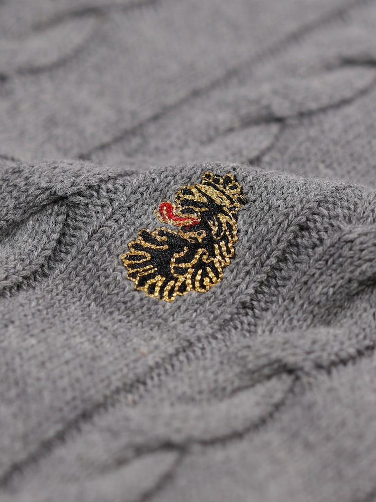 Luke 1977 Aspen 100% Cotton Knitted Jumper - Image 7 of 7