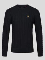 Luke 1977 Aspen 100% Cotton Knitted Jumper - Image 4 of 7