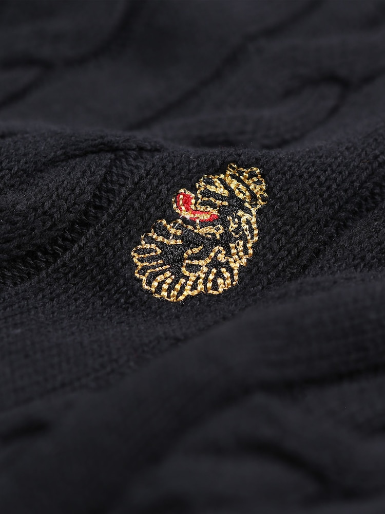 Luke 1977 Aspen 100% Cotton Knitted Jumper - Image 7 of 7