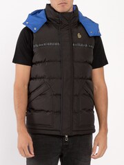 Luke 1977 Gadwall Black Cobalt Gilet - Image 1 of 7