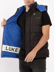 Luke 1977 Gadwall Black Cobalt Gilet - Image 3 of 7
