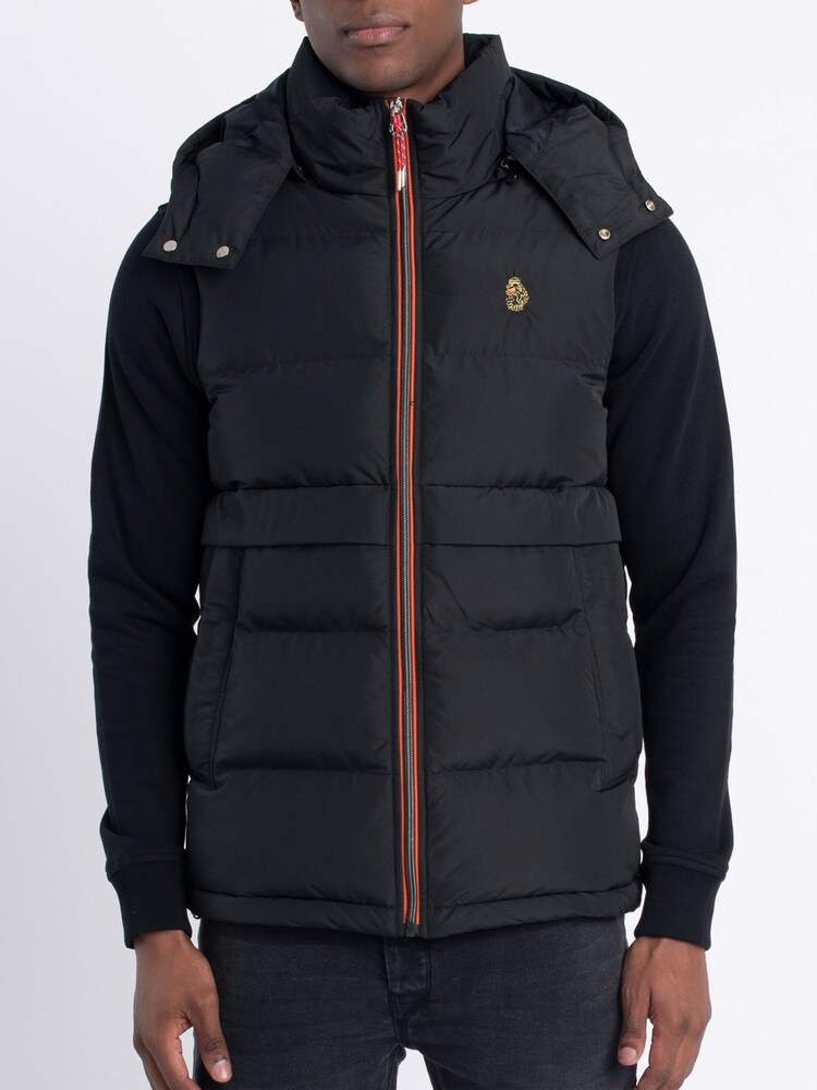 Luke 1977 Egrit Black Gilet - Image 1 of 4