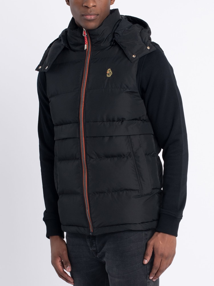 Luke 1977 Egrit Black Gilet - Image 2 of 4