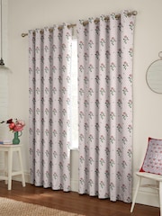 Cath Kidston Rose Love Letter Made To Measure 100% Cotton Curtains - Image 2 of 9