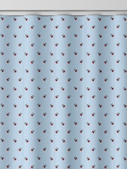 Cath Kidston Blue Rose Bud Made To Measure 100% Cotton Curtains - Image 8 of 9