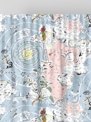 Cath Kidston Blue Power To The Peaceful Made To Measure 100% Cotton Curtains - Image 4 of 9
