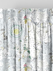 Cath Kidston Mint Green Power To The Peaceful Made To Measure 100% Cotton Curtains - Image 5 of 9