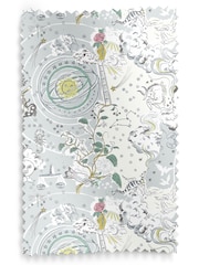 Cath Kidston Mint Green Power To The Peaceful Made To Measure 100% Cotton Curtains - Image 9 of 9