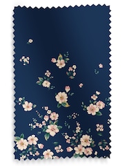 Cath Kidston Blue Spitalfields Border Made To Measure 100% Cotton Curtains - Image 9 of 9