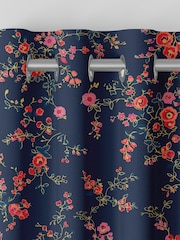 Cath Kidston Blue Millfield Blossom Made To Measure Curtains - Image 7 of 9