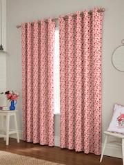 Cath Kidston Red Marble Hearts Made To Measure 100% Cotton Curtains - Image 2 of 9