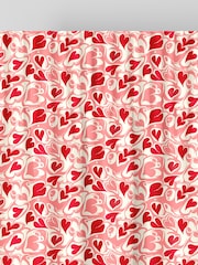 Cath Kidston Red Marble Hearts Made To Measure 100% Cotton Curtains - Image 6 of 9
