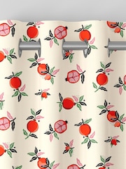 Cath Kidston Orange Pomegranate Made To Measure 100% Cotton Curtains - Image 7 of 9