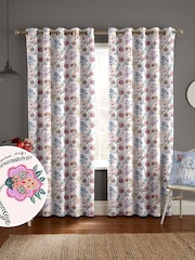 Cath Kidston Multi Wild Ones Made To Measure 100% Cotton Curtains - Image 1 of 9