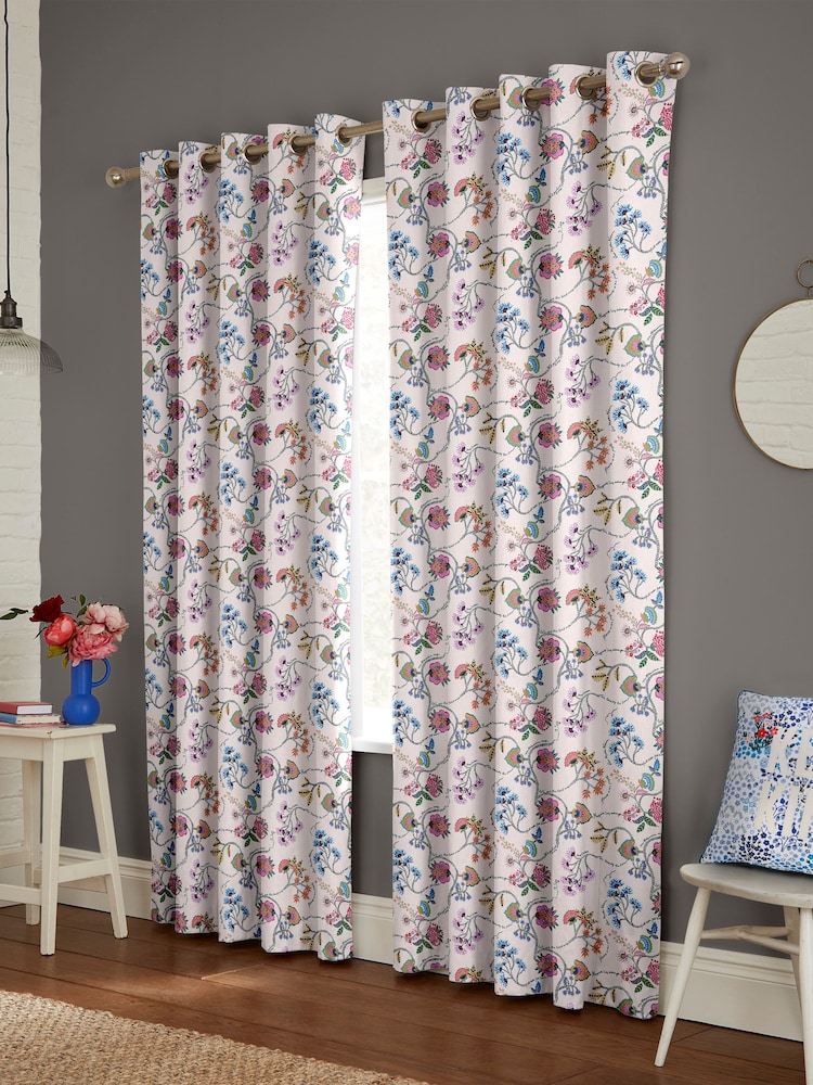 Cath Kidston Multi Wild Ones Made To Measure 100% Cotton Curtains - Image 2 of 9