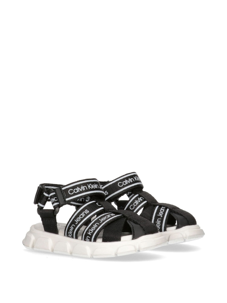 Calvin Klein Boys Black Sandals - Image 2 of 4