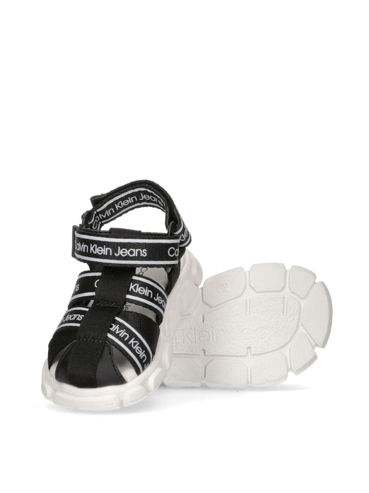 Calvin Klein Boys Black Sandals - Image 4 of 4