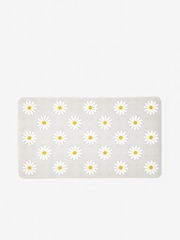 Grey Daisy Plastic In Bath Mat - Image 3 of 4