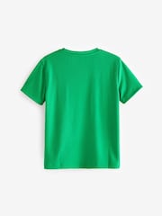Green Single Sports T-Shirt (3-16yrs) - Image 2 of 3