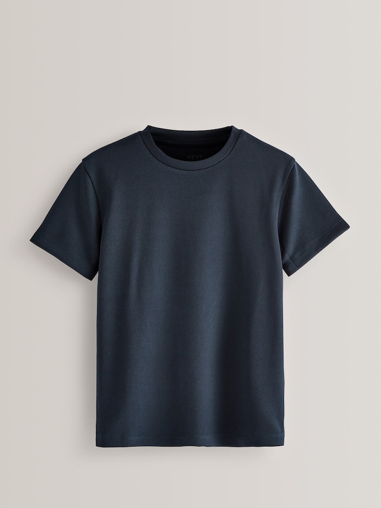Navy Blue Single Sports T-Shirt (3-16yrs) - Image 1 of 5