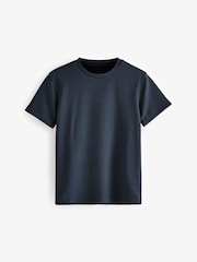 Navy Blue Single Sports T-Shirt (3-16yrs) - Image 3 of 5