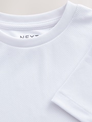 White Single Sports T-Shirt (3-16yrs) - Image 3 of 3