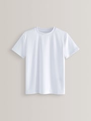 White Single Sports T-Shirt (3-16yrs) - Image 4 of 6