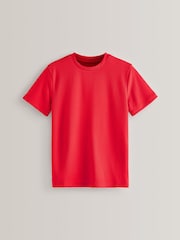 Red Single Sports T-Shirt (3-16yrs) - Image 1 of 3