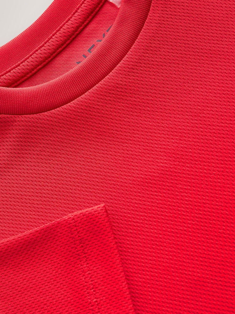 Red Single Sports T-Shirt (3-16yrs) - Image 3 of 3
